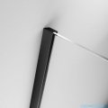 Radaway Furo Black PND II parawan nawannowy 130cm lewy szkło przejrzyste 10109688-54-01L/10112644-01-01