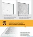 New Trendy Eventa Black Chrome kabina prysznicowa prostokątna 150x100x200 cm prawa przejrzyste czarny połysk EXK-6247