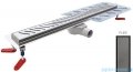 Wiper New Premium Pure Odpływ liniowy z kołnierzem 50 cm syfon drop 50 szlif 500.0172.02.050