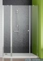 Radaway Eos II DWJS Drzwi prysznicowe 120x195 lewe szkło przejrzyste + brodzik Argos D + syfon