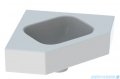 Geberit iCon umywalka narożna 46 cm bez otworu na baterię bez przelewu 124730000