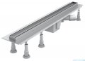 Schedpol Slim Lux odpływ liniowy z maskownicą Plate Slim do zabudowania płytkami 80x3,5x9,5cm OLP80/SLX