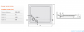 Sanplast Free Line brodzik prostokątny B/FREE 80x120x5cm+stelaż 615-040-1390-01-000