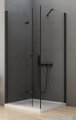 New Trendy New Soleo Black 70x90x195 cm kabina lewa przejrzyste D-0233A/D-0115B