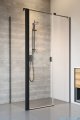 Radaway Nes Black Kds II kabina 120x75cm prawa czarny mat/szkło przejrzyste 10033120-54-01R/10040075-54-01