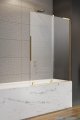 Radaway Furo SL Gold PND II parawan nawannowy 110cm prawy złoty połysk/przejrzyste 10309588-09-01R/10112544-01-01