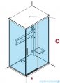 Novellini Glax 2 2.0 kabina masażowo-parowa 120x90 prawa czarna G222P299DM5-1HU
