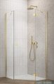 Radaway Essenza Gold Ptj kabina pięciokątna 100x90cm prawa szkło przejrzyste 1385010-09-01R/1385057-01-01