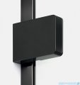 New Trendy Eventa Black Chrome drzwi wnękowe pojedyncze 80x200 cm przejrzyste lewe czarny połysk EXK-6127