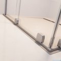 Radaway Furo Brushed Nickel kabina Walk-in 80x200cm lewa szczotkowany nikiel 10106438-91-01L/10110394-01-01