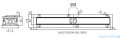Schedpol Base-Low odpływ liniowy z maskownicą Plate 70x8x6,5cm OLP70/ST-LOW