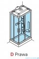 Novellini Glax 3 kabina prysznicowa standard 100x80 prawa GL3A100DM-1K