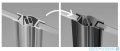 Radaway Idea Black Pdd kabina 80x80cm szkło czarny mat/szkło przejrzyste 387139-01-01/387141-54-01