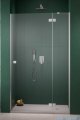 Radaway Essenza 8 Brushed Nickel Dwj drzwi wnękowe 90cm prawe szczotkowany nikiel/szkło przejrzyste 10480612-01-01R/10460237-91-01R
