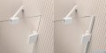 Radaway Essenza Pro White Kdj kabina 80x100cm lewa szkło przejrzyste 10097080-04-01L/10098100-01-01