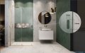 Radaway Furo SL Brushed GunMetal  kabina Walk-in 100x200cm lewa szczotkowany grafit 10306538-92-01L/10110494-01-01