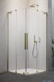 Radaway Furo SL Brushed Gold KDD kabina 80x120cm szczotkowane złoto 10305080-99-01L/10305120-99-01R