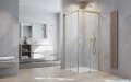 Radaway Idea Kdd Brushed Gold kabina 100x70cm szczotkowane złoto 387062-99-01L/387065-99-01R 