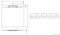 Riho Isola brodzik posadzkowy 120x80 biały mat D007007105