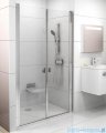 Ravak Chrome CSDL2 drzwi prysznicowe 110cm aluminium transparent 0QVDCC0LZ1