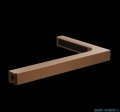 Radaway Essenza 8 Brushed Copper Dwj drzwi wnękowe 110cm lewe szczotkowana miedź/szkło przejrzyste 10480712-01-01L/10460337-93-01L