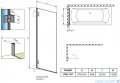 Radaway Carena Pnj parawan nawannowy 67 lewy przejrzyste 1202101-101L