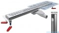 Wiper New Premium Revers Odpływ liniowy z kołnierzem 90 cm szlif syfon snake 500.0251.02.090