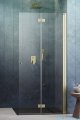Radaway Nes KDD B Brushed Gold kabina walk in 100cm prawa szczotkowane złoto 10024100-99-01R