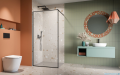 Radaway Modo F II Black kabina Walk-in 115x201cm Czarna szkło przejrzyste 10409115-54-01
