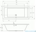 Riho Lusso wanna prostokąta 180x90cm z hydromasażem JOY prawa B026009005