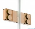 New Trendy Eventa Copper Shine kabina prysznicowa kwadratowa 80x80x200 cm lewa przejrzyste miedź połysk EXK-6371