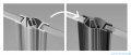 Radaway Nes Black KDJ B kabina 80x100 prawa przejrzyste 10025080-54-01R/10039100-01-01 