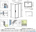 Radaway Idea Black Kdj kabina prysznicowa 100x70 prawa czarny mat/szkło przejrzyste 387040-54-01R/387048-54-01L