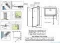 Radaway Essenza 8 Brushed Nickel Kdj kabina 110x80cm prawa szczotkowany nikiel 10480712-01-01R/10470337-91-01R/10113080-01-01