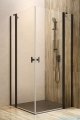 Radaway Nes Black KDD II kabina walk in 100cm prawa czarny mat/szkło przejrzyste 10031100-54-01R