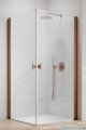 Radaway Nes Kdd I Brushed Copper kabina 80x90cm szczotkowana miedź 10021080-93-01L/10021090-93-01R