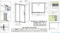 Radaway Premium Pro Black Kdj kabina 130x100cm lewa czarny mat/szkło przejrzyste 1015130-54-01L/1016100-54-011016100-54-01