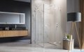 Radaway Essenza Pro White Kdd kabina 100x80cm przejrzyste 10096100-04-01L/10096080-04-01R