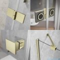 Radaway Essenza Kdj Brushed Gold kabina 80x75cm prawa szczotkowane złoto 1385043-99-01R/1384049-01-01