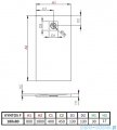 Radaway Kyntos F brodzik 180x80cm czarny HKF18080-54