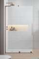 Radaway Furo SL Brushed Copper kabina Walk-in 110x200cm lewa szczotkowana miedź 10306588-93-01L/10110544-01-01