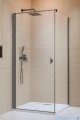 Radaway Nes Kdj I Brushed GunMetal kabina 90x70cm lewa szczotkowany grafit 10022090-92-01L/10039070-01-01
