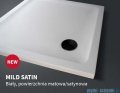 New Trendy Mild Satin Brodzik akrylowy prostokątny 100x70x4,5 cm biały mat B-0650