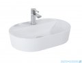 Elita Babette umywalka nablatowa ceramiczna 62x41cm black matt 145101