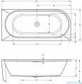 Riho Desire Corner wanna narożna z hydromasażem Sparkle Mood lewa 180x84cm B088003005