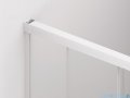 SanSwiss Cadura White Line kabina Walk in 100cm prawa ze ścianką przesuwną profile biały mat CAW2D1000907