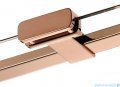 New Trendy Eventa Copper Shine kabina walk-in 80x80x200 cm z dodatkową ścianką przejrzyste miedź połysk EXK-6546/EXK-6553