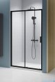 Radaway Premium Pro Black Dwj drzwi 100cm lewe czarny mat/szkło przejrzyste 1014100-54-01L