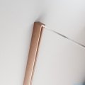 Radaway Furo Brushed Copper kabina Walk-in 130x200cm lewa szczotkowana miedź 10106688-93-01L/10110644-01-01