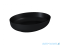 Elita Rika umywalka nablatowa ceramiczna 52x39cm Black Matt 145001